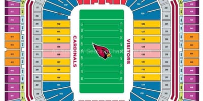 பீனிக்ஸ் பல்கலைக்கழகம் அரங்கம் தள்ளியபடி வரைபடம்