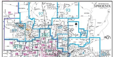 Phoenix union high school district map